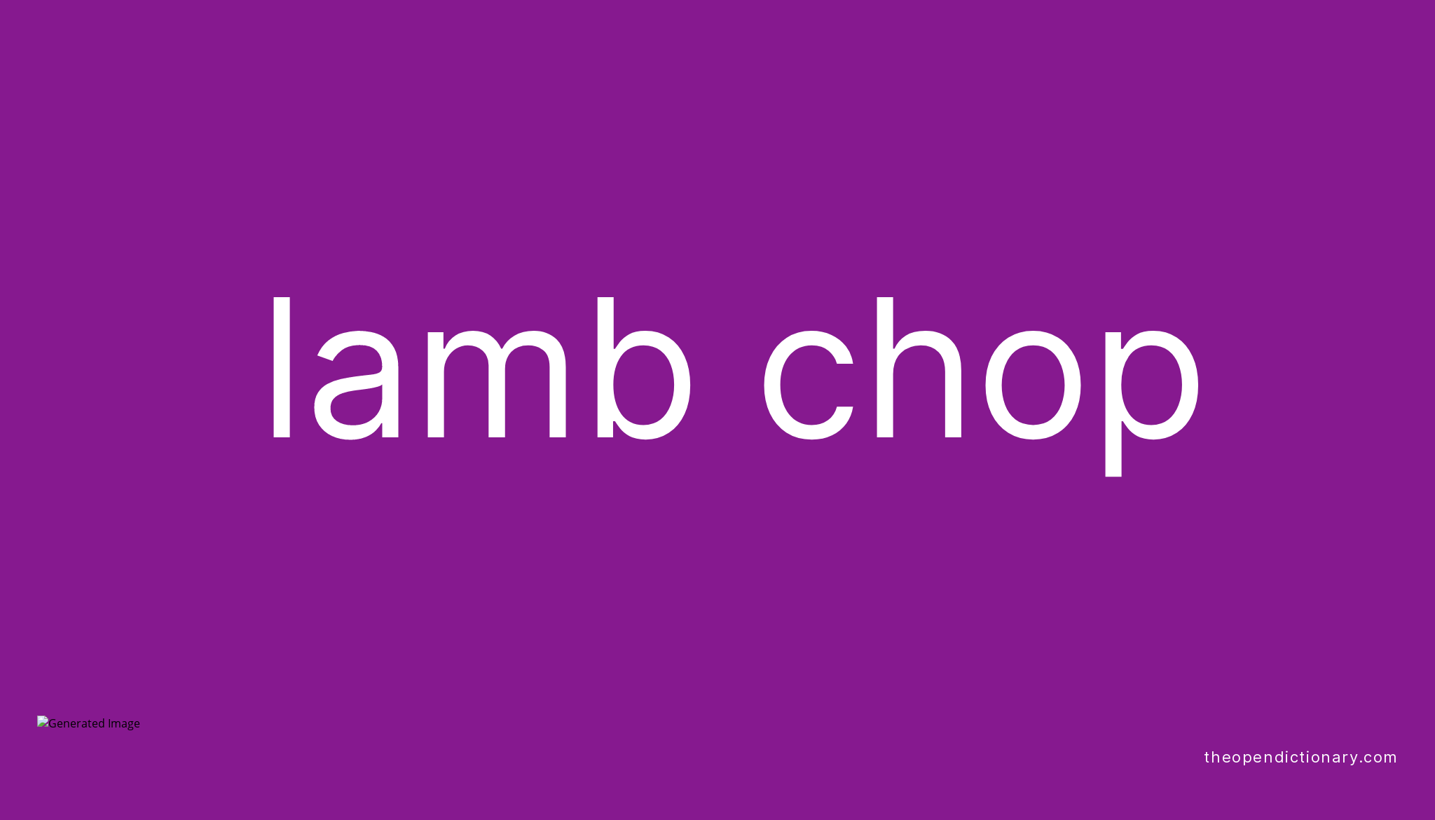 lamb-chop-meaning-of-lamb-chop-definition-of-lamb-chop-example-of